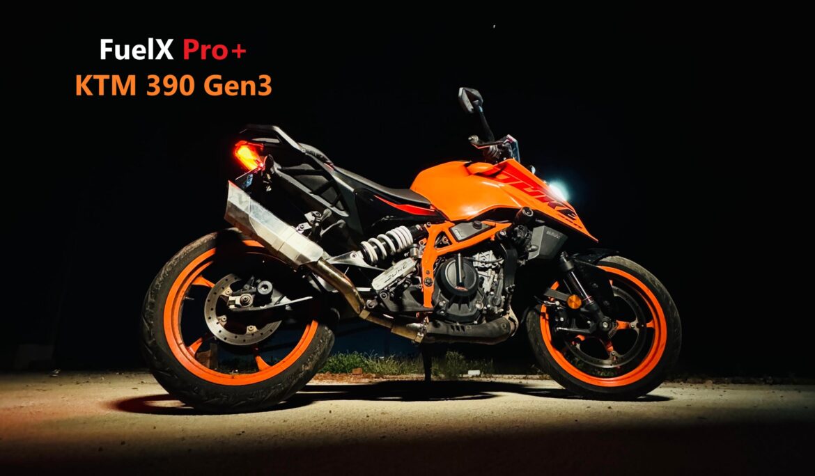 FuelX Pro+ Review for KTM Duke 390 FuelX Pro+ installed on KTM Duke 390