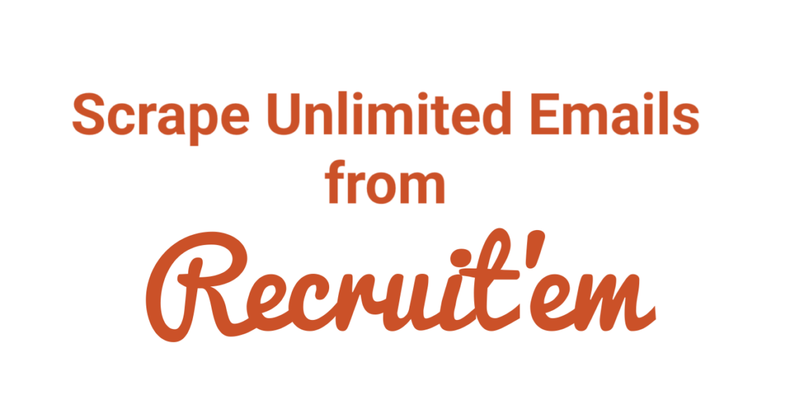 Scraping Emails with RecruitEm RecruitEm tool used for scraping emails from Google